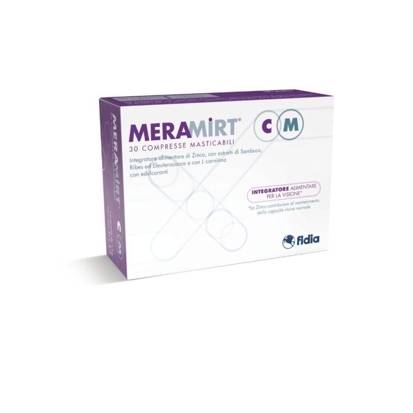 Meramirt - 30 Compresse Masticabili da 30 cm