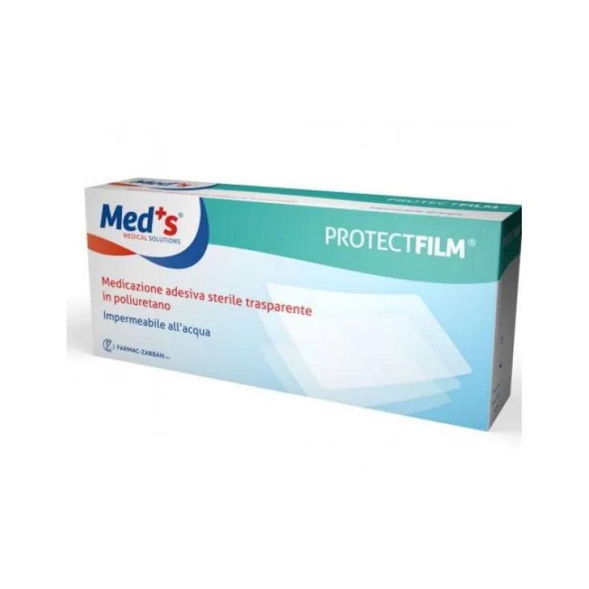Med’s Protectfilm Medicazione Impermeabile Adesiva 6x7cm - Pacco da 10 Pezzi