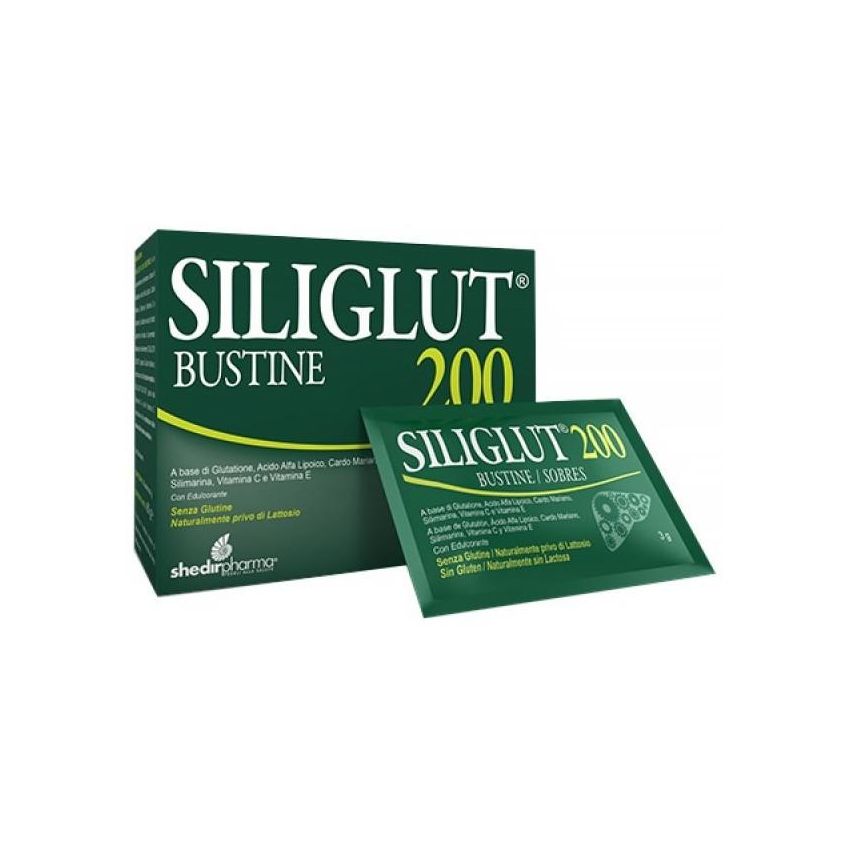 Siliglut 200 - Bustine in Astuccio da 60g, Confezione da 20