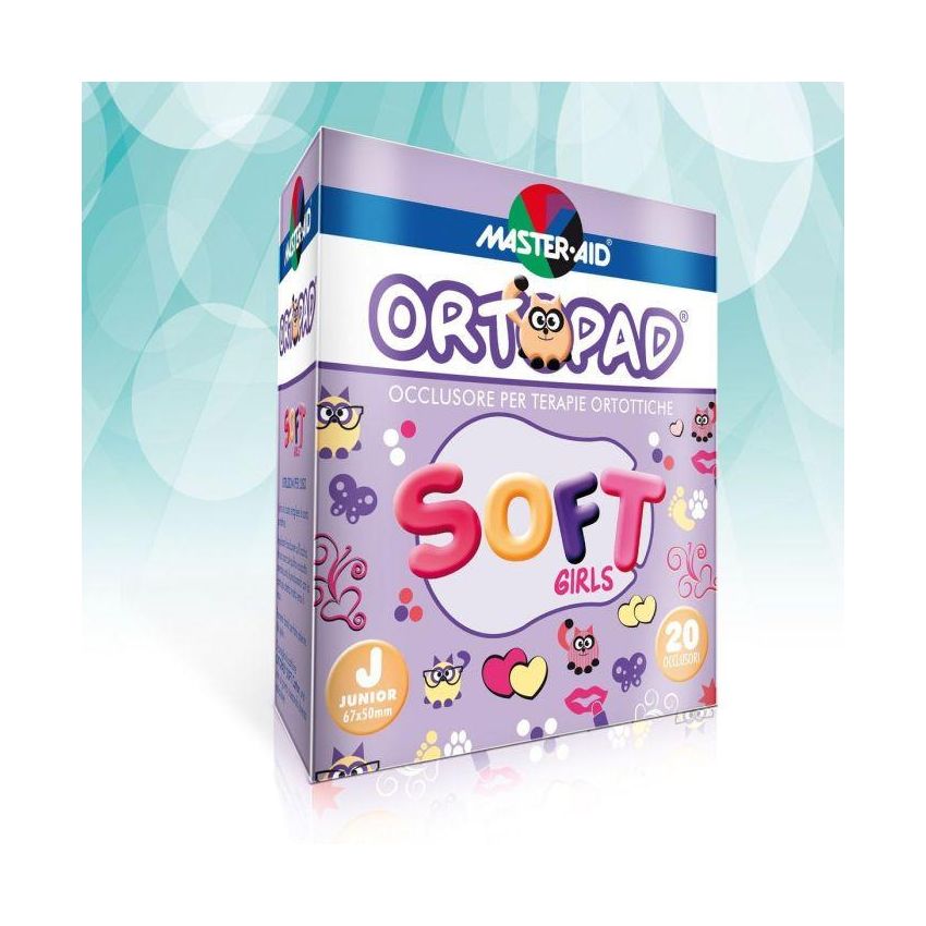 Cerotti Ortopad Soft Junior per Ragazze - Confezione da 20 Pezzi