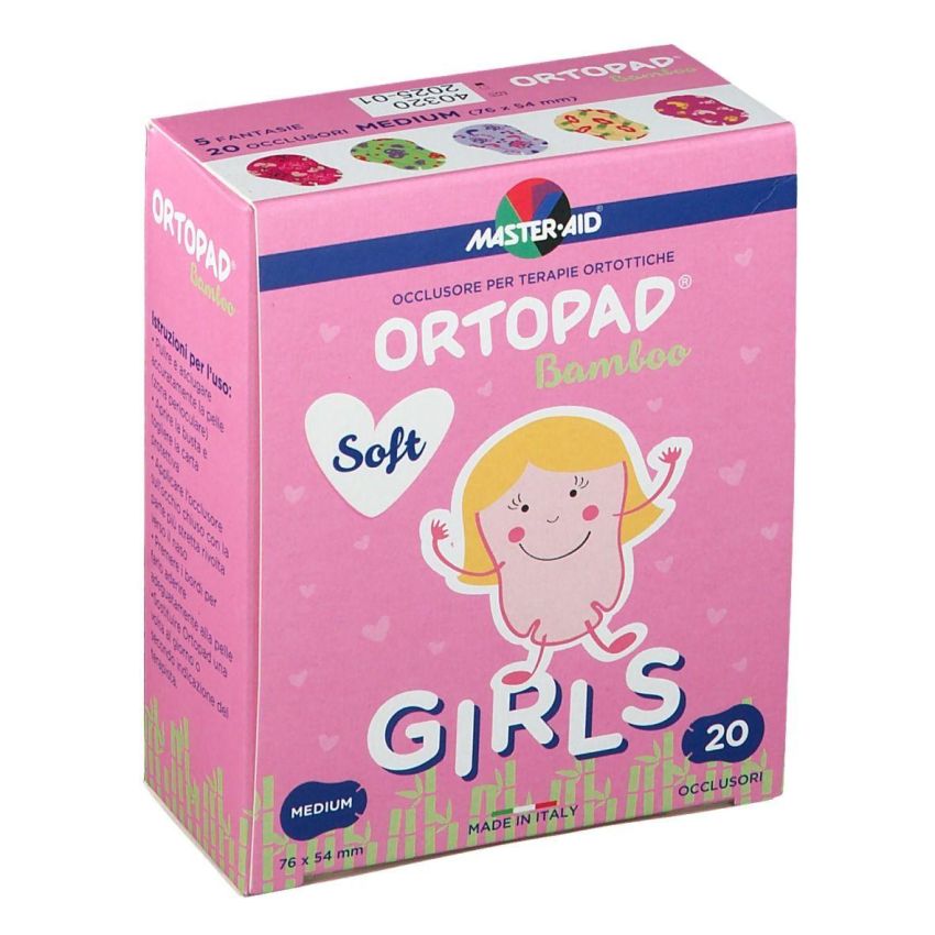 Cerotti Ortopad Soft Girl M - Confezione da 20 Pezzi