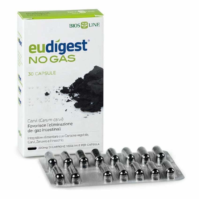Biosline Eudigest No Gas - 30 Capsule Vegetali