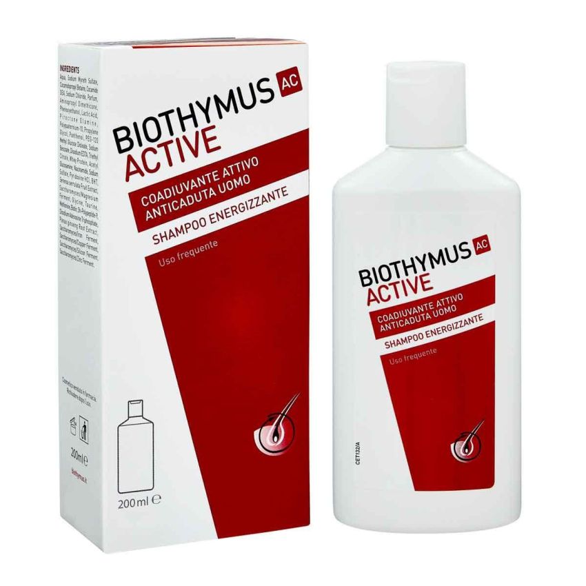 Biothymus AC Active Energizing Shampoo per Uomo - 200ml