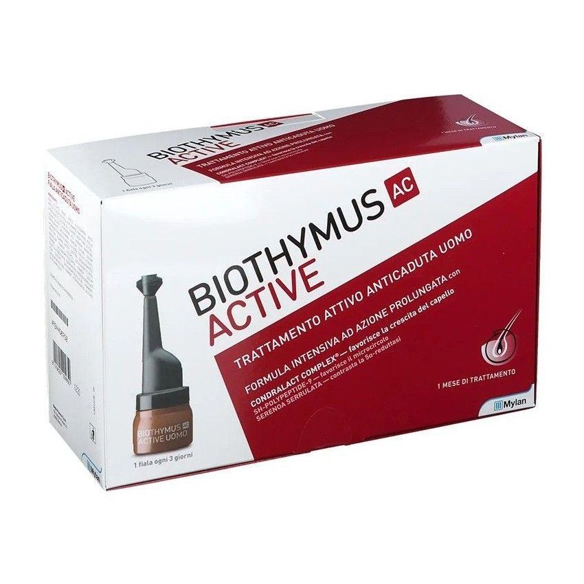 Biothymus AC ACT Trattamento Capelli Intensivo per Uomo - 10 Fiale