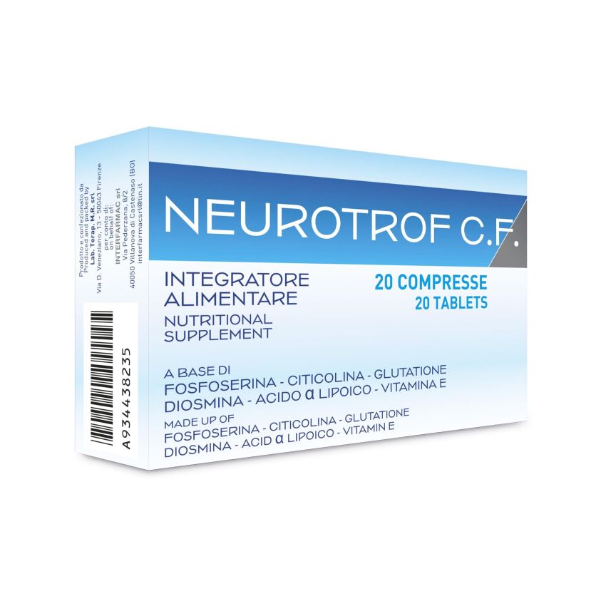 Neurotrof C.F. - Integratore per la Funzione Cognitiva, 20 Compresse