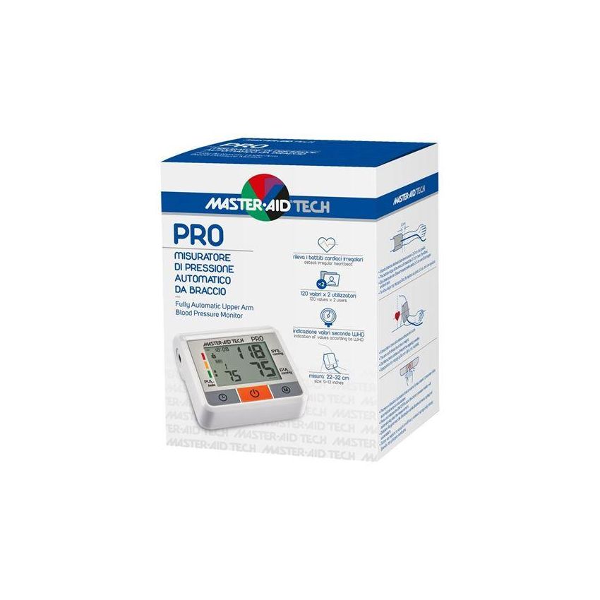 Master Aid Tech Pro - Misuratore Professionale di Pressione