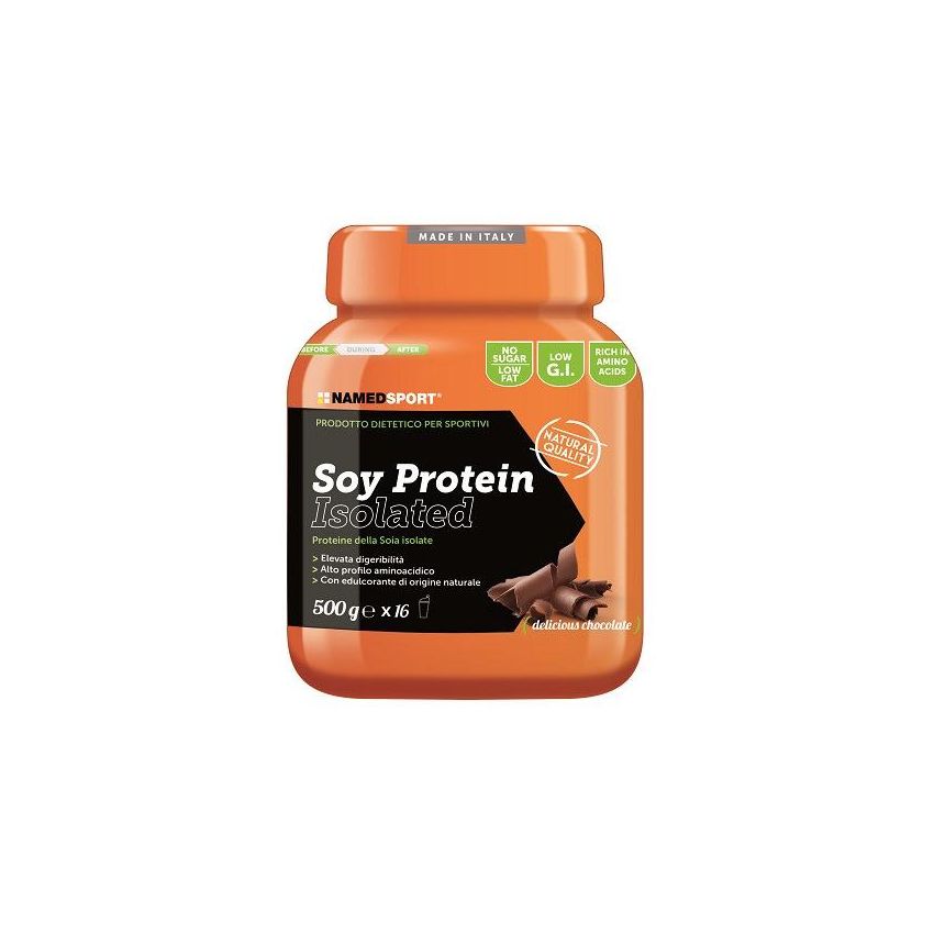 Named Sport Proteina di Soia Isolata al Cioccolato, 500g