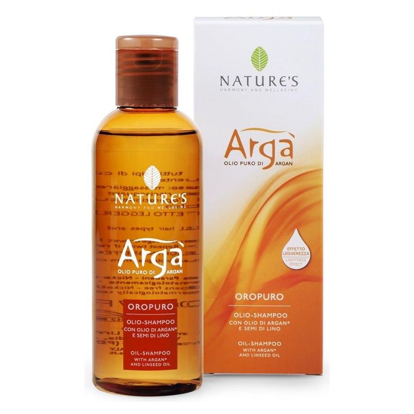 Olio di Argan Naturale Shampoo 200ml di Nature's