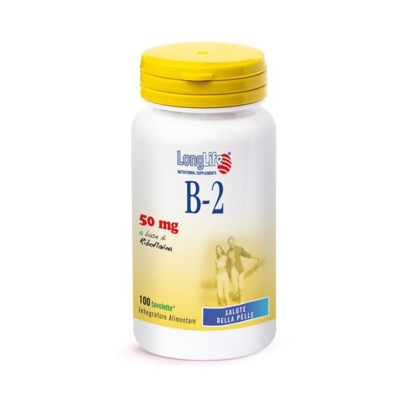 Longlife B-2 Vitamina 50mg - 100 Tavolette