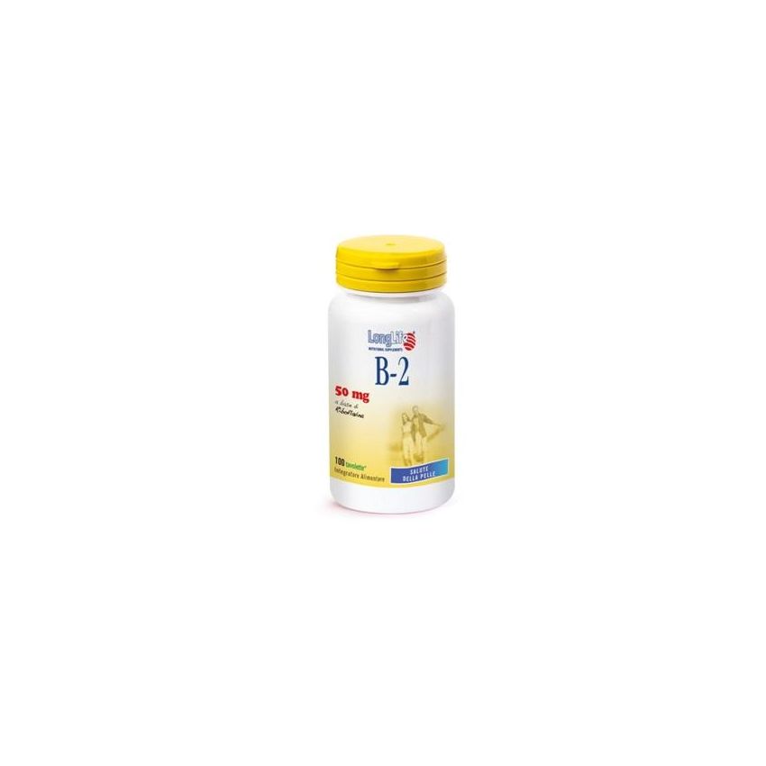 Longlife B-2 Vitamina 50mg - 100 Tavolette
