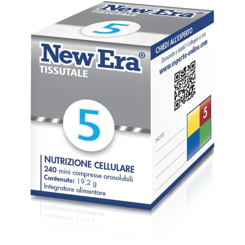 New Era 5 - Flacone da 240 Granuli di Integratore Alimentare