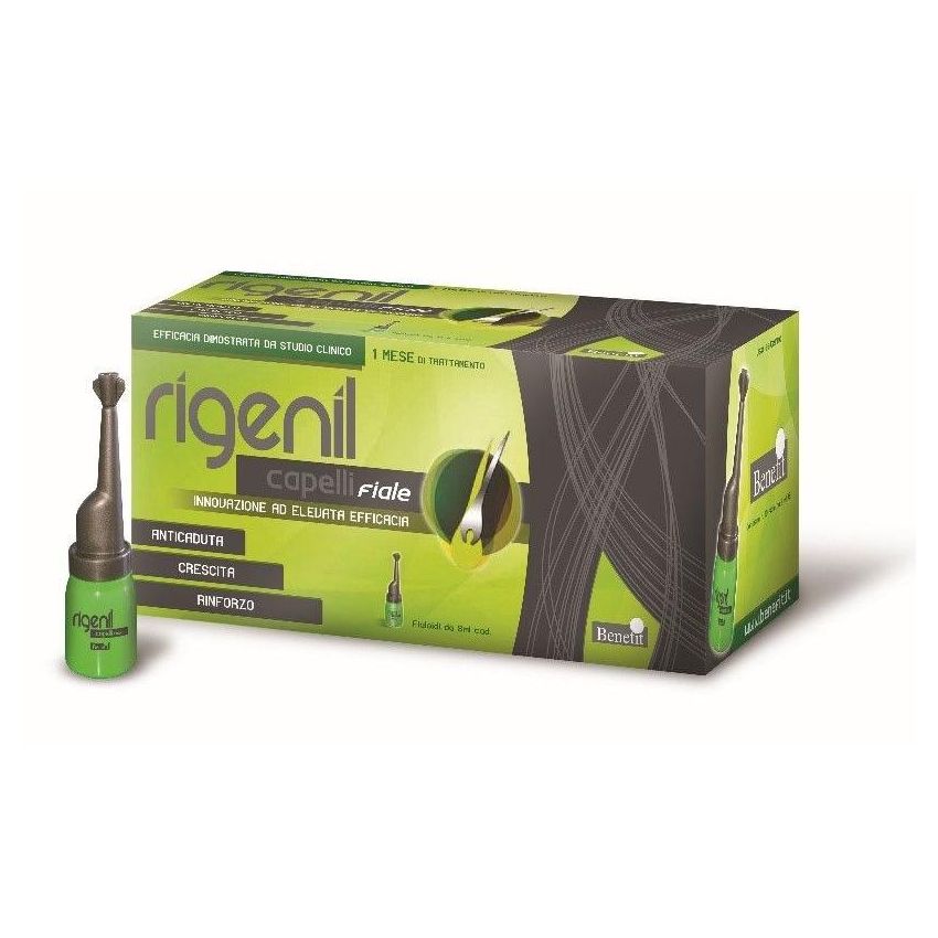 Rigenil 10 Fiale da 8ml per la Prevenzione della Caduta dei Capelli