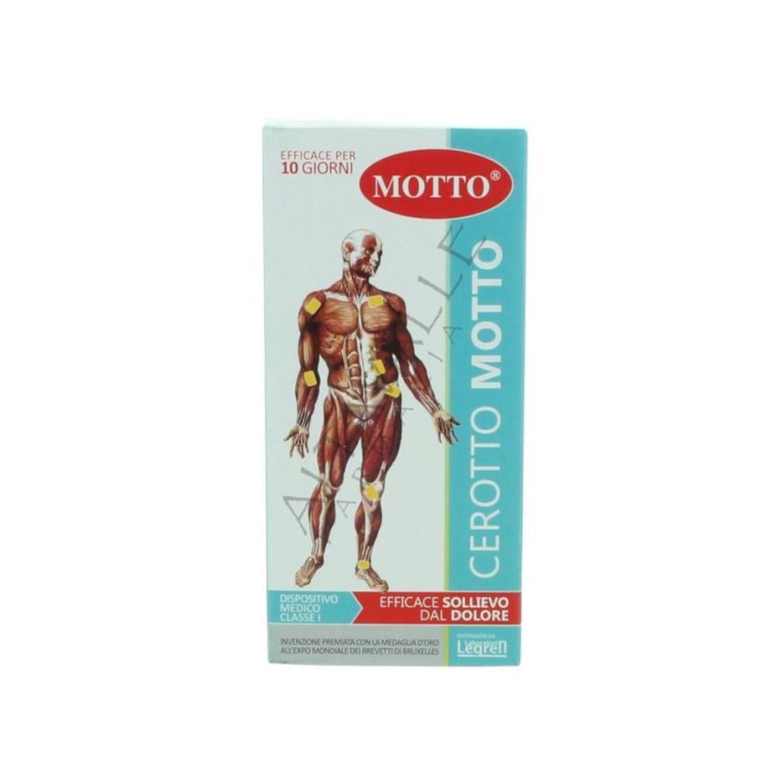 Motto Cerotto ad Alta Resistenza, Confezione da 2 Pezzi, Misure 5x15cm