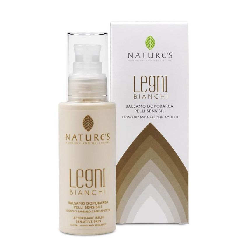 Dopobarba per Pelli Sensibili 100ml - Legni Bianchi di Nature's