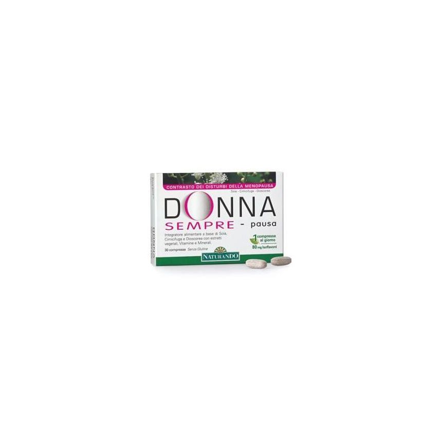 Sempre Pausa - Compresse di Supporto Olistico per le Donne - 30 Pezzi