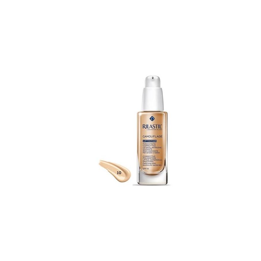Rilastil Liftrepair Maquillage - Fondotinta Riparatore 30ml, Tonalità -10