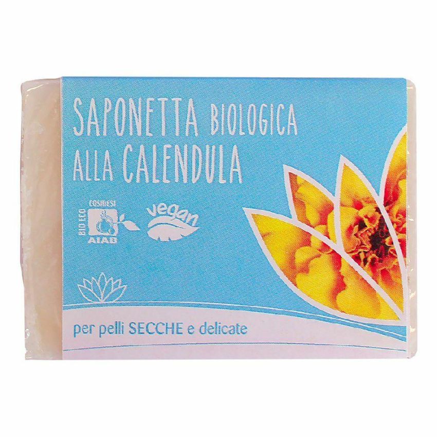 Saponetta di Fiori di Loto e Calendula Biologica 100g