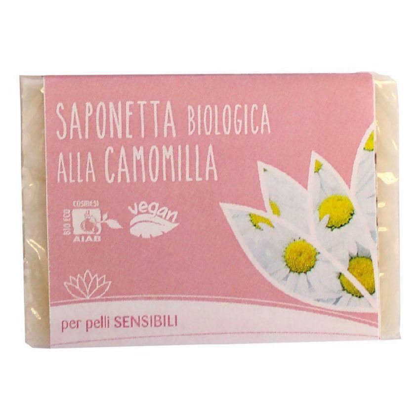 Saponetta Bio al Fior di Loto e Camomilla - 100g