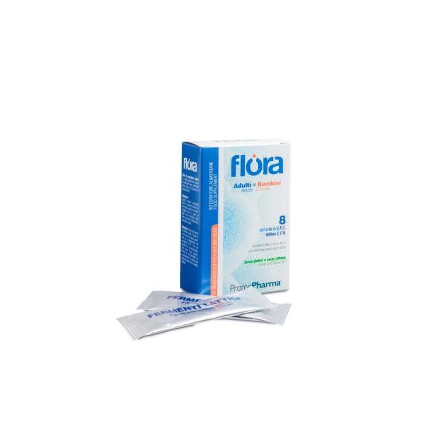 Flora 8 - 10 Stick Orosolubili per Adulti e Bambini