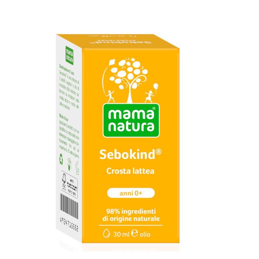 Mama Natura Sebokind - Olio per il Trattamento della Crosta Lattea, 30ml