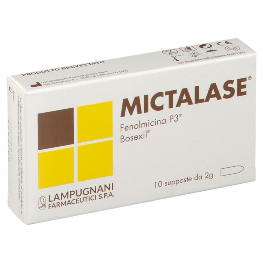 Mictalase Supposte 2g - Confezione da 10 Pezzi
