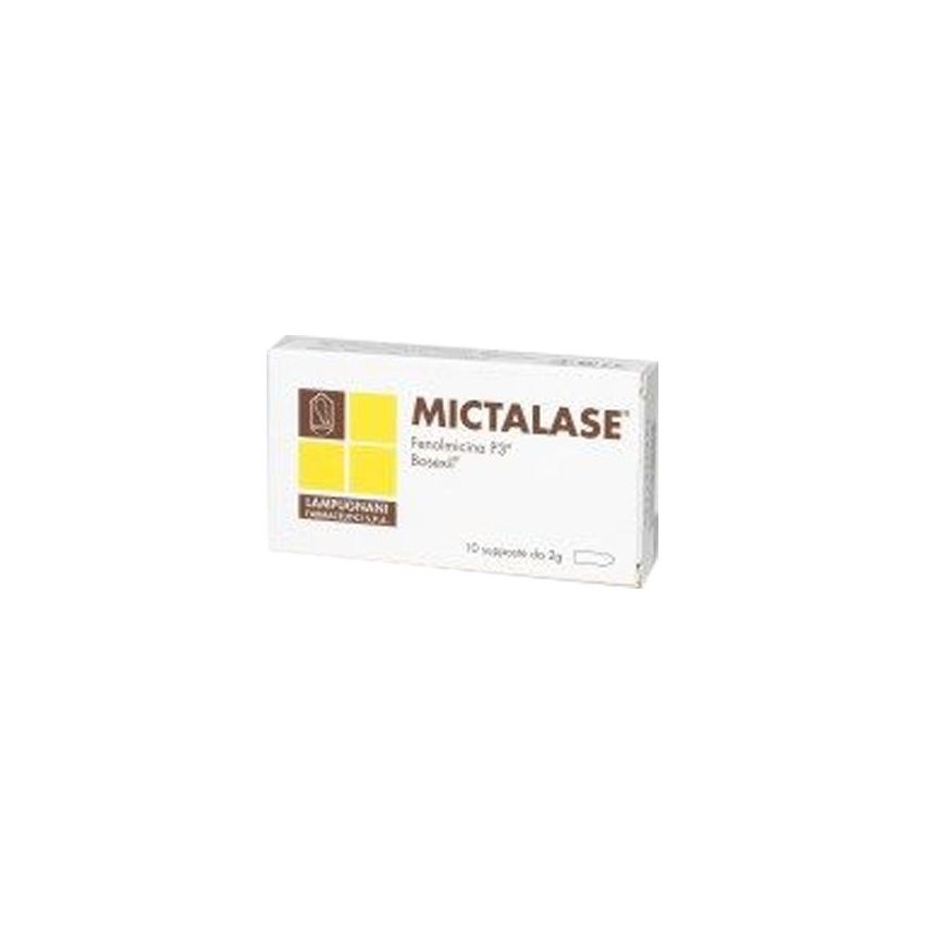 Mictalase Supposte 2g - Confezione da 10 Pezzi
