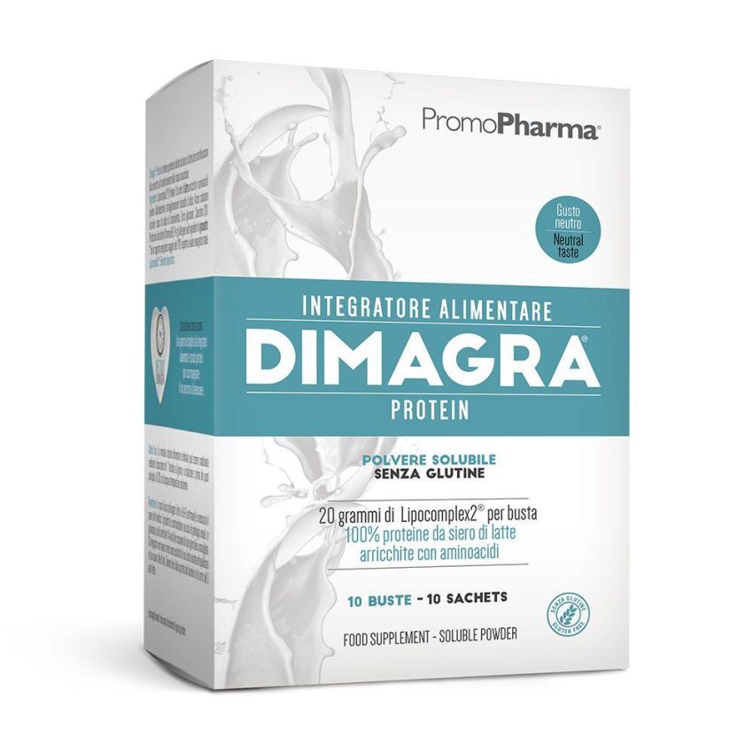 Dimagra Protein Neutro - Pacchetto di 10 Bustine