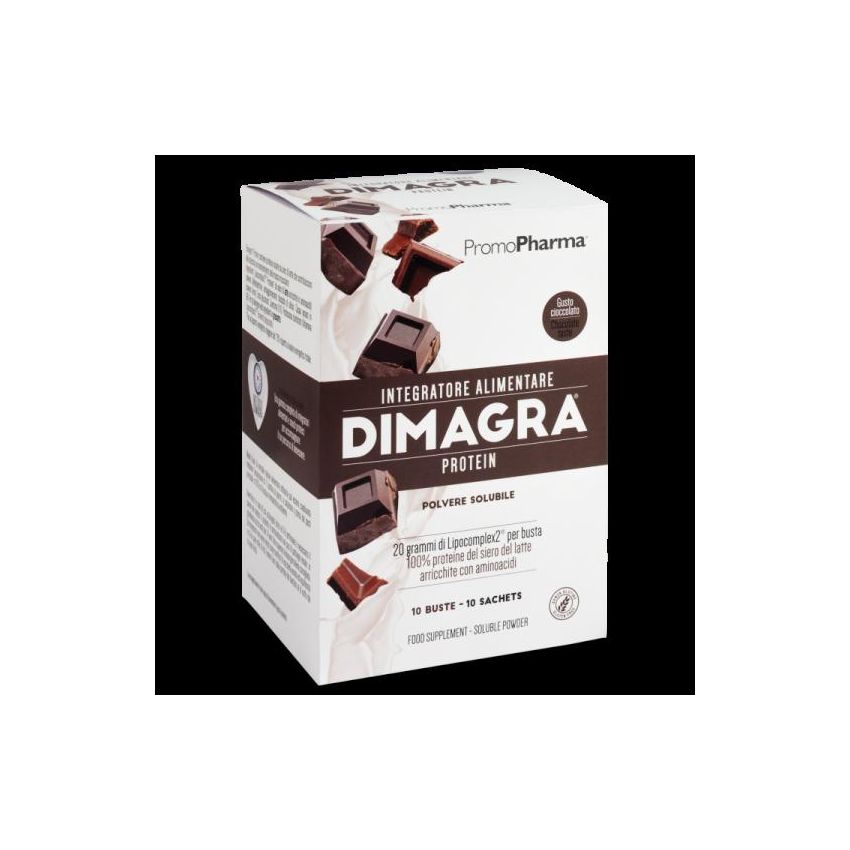 Dimagra Active Protein Gusto Cioccolato - 10 Bustine