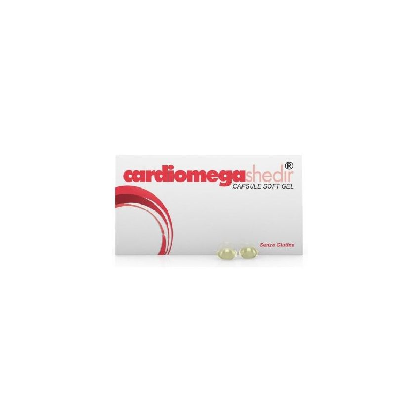 Shedir Cardiomega - Integratore per il Cuore con Omega - 30 Capsule Morbide