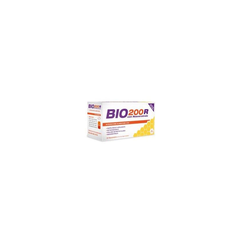 Bio200 Resveratrolo Naturale - Confezione da 10 Flaconi