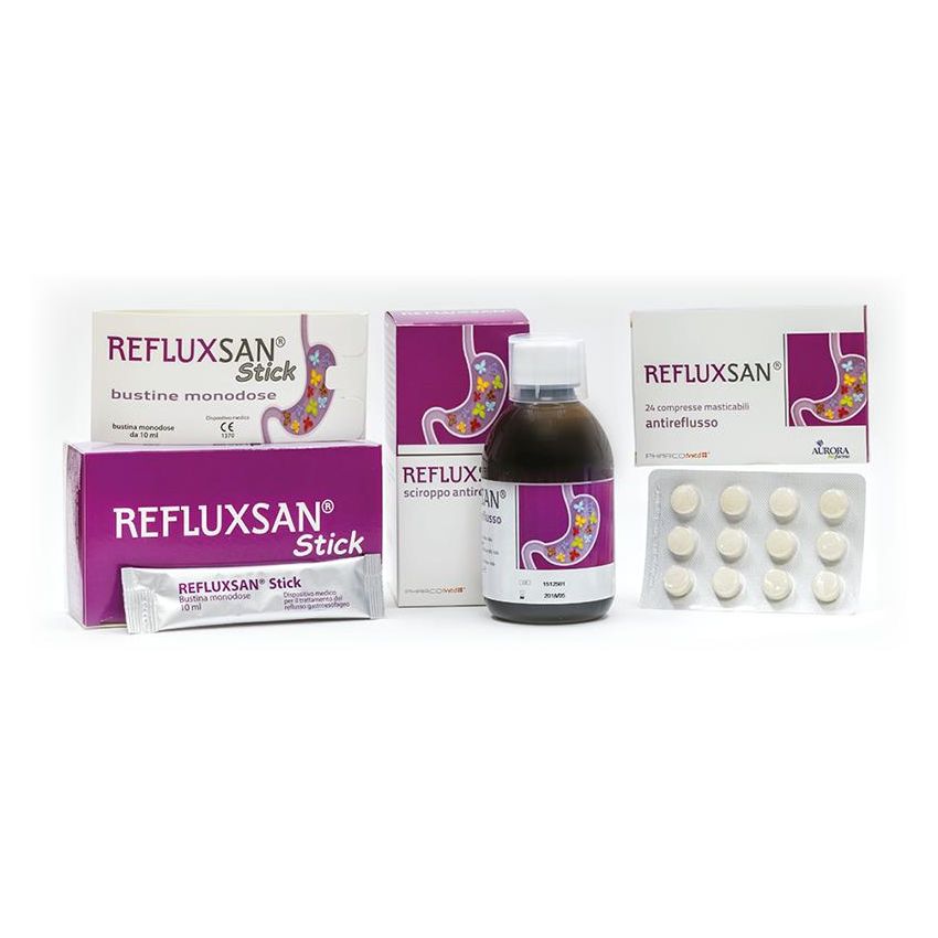 Refluxsan Stick - 24 Bustine Monodose per Reflusso Gastroesofageo