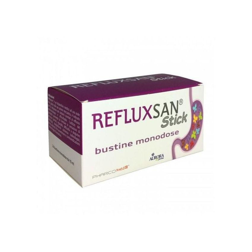 Refluxsan Stick - 24 Bustine Monodose per Reflusso Gastroesofageo