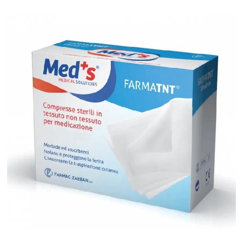 Med's Farmatnt - Medicazione Assorbente 10x10cm - 6 Pezzi