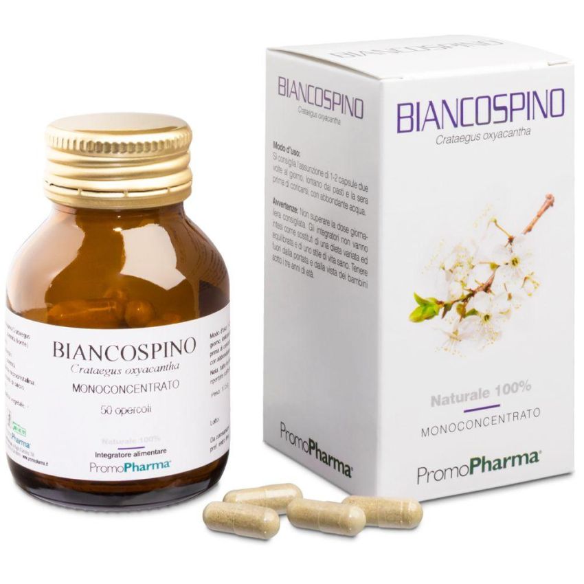 Promopharma Biancospino: Capsule Salutari da 50 Pezzi