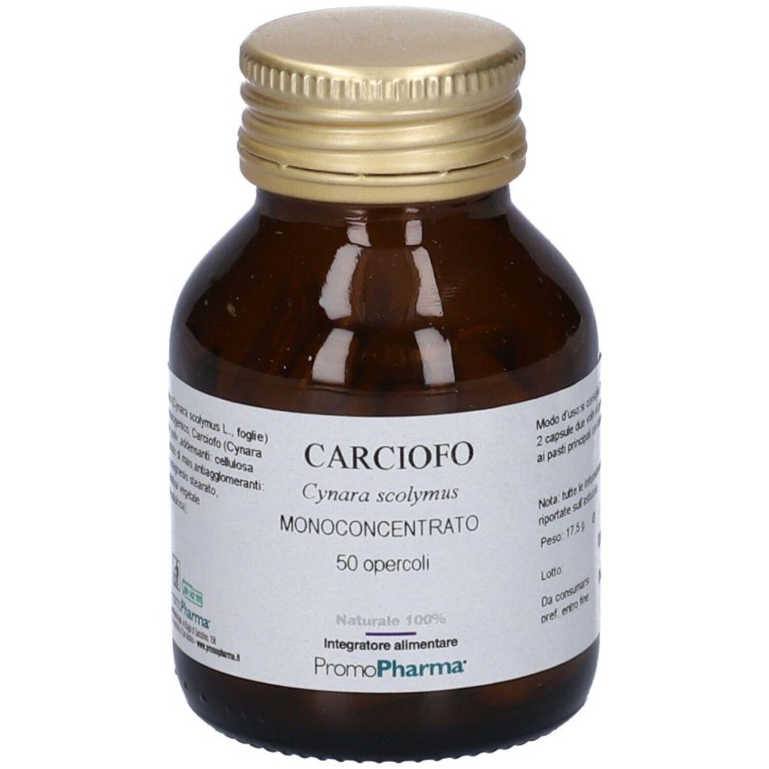 Promopharma Carciofo: 50 Capsule Integrazione Alimentare Naturale