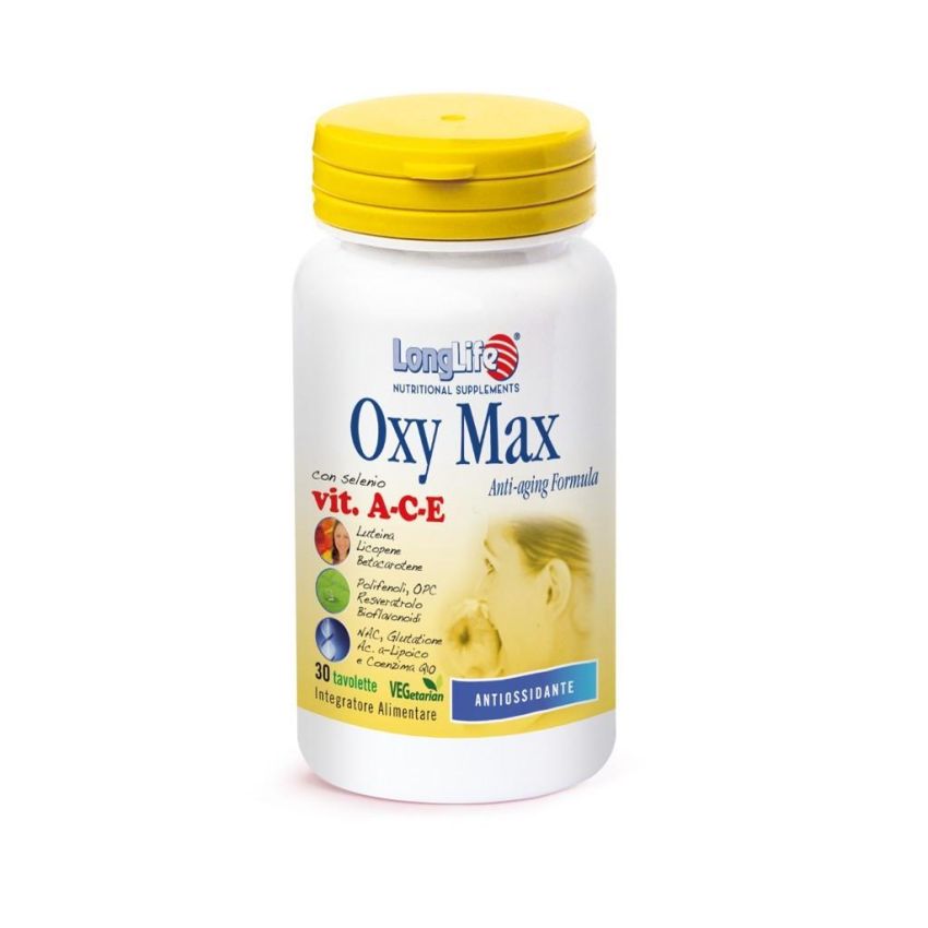 Longlife Oxy Max 30 Compresse di Lunga Durata