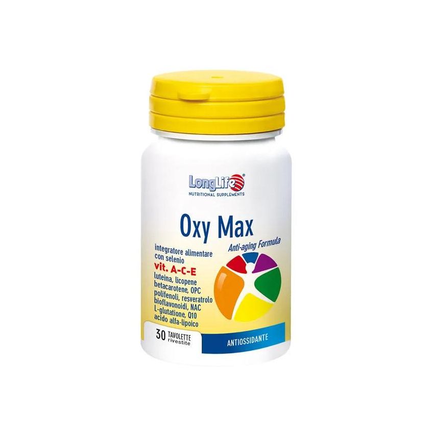 Longlife Oxy Max 30 Compresse di Lunga Durata