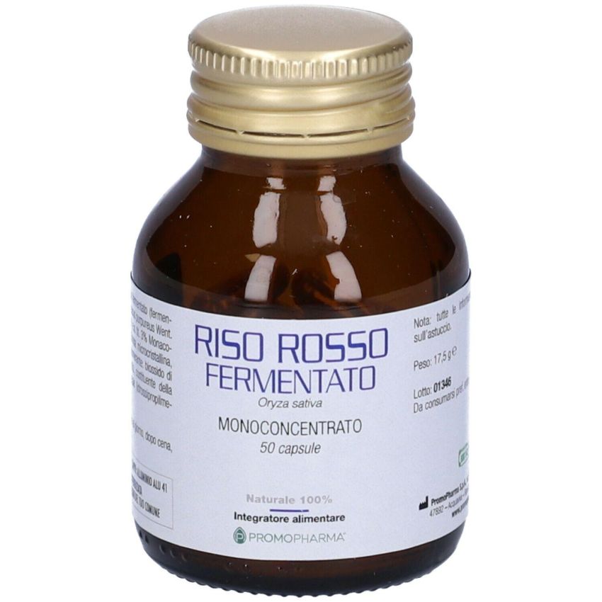 50 Capsule di Riso Rosso Fermentato di Alta Qualità