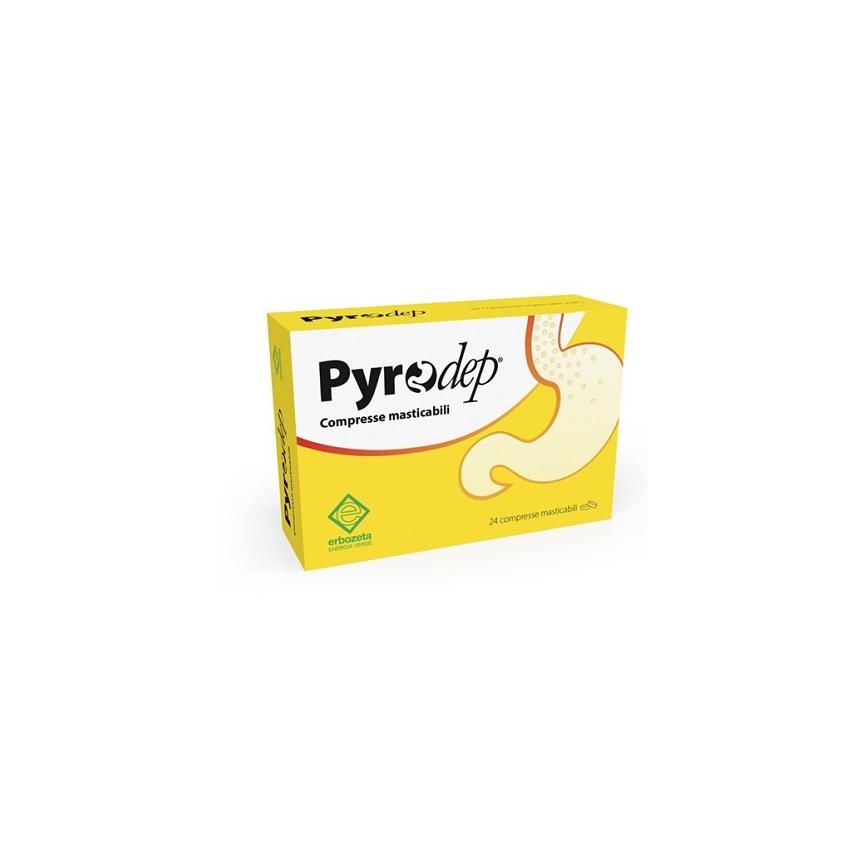 Pyrodep Masticabili - 24 Compresse per la Digestione