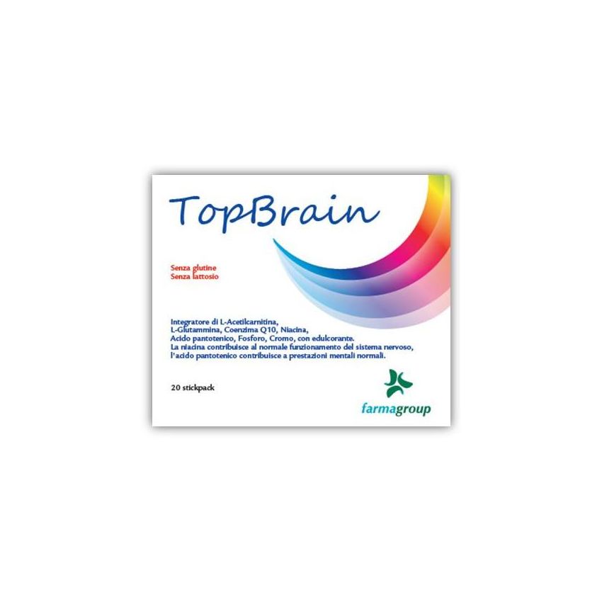 Topbrain 20-Pack Stick per la Salute del Cervello, 4.5g