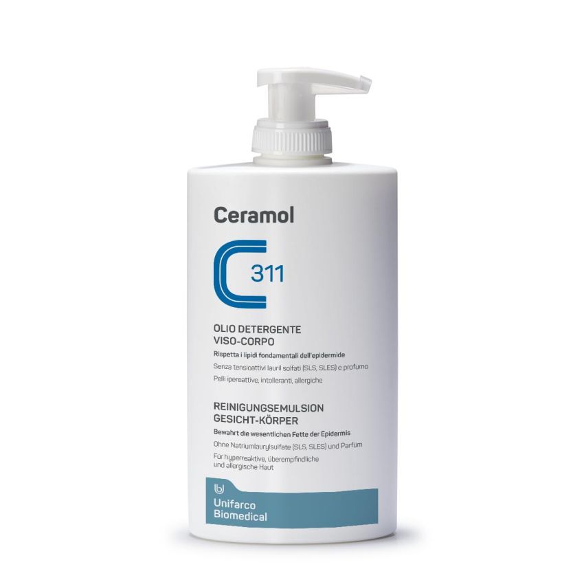 Ceramol 311 Olio Detergente Multifunzione per Viso e Corpo - 400ml