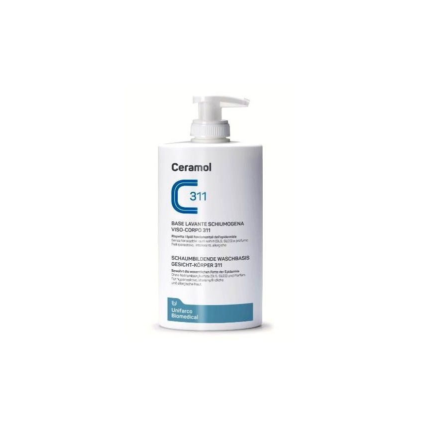 Ceramol Base Lavante Schiumogena per Viso e Corpo - 400ml