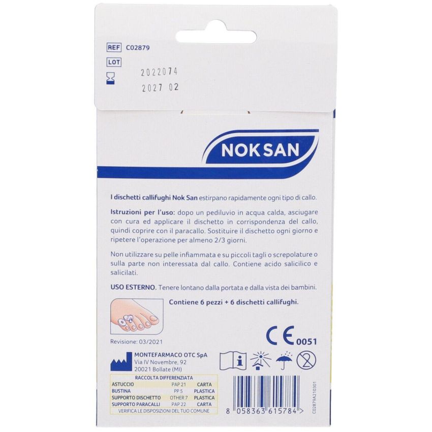 Dischetti Callifughi Noksan con Paracalli Ovali