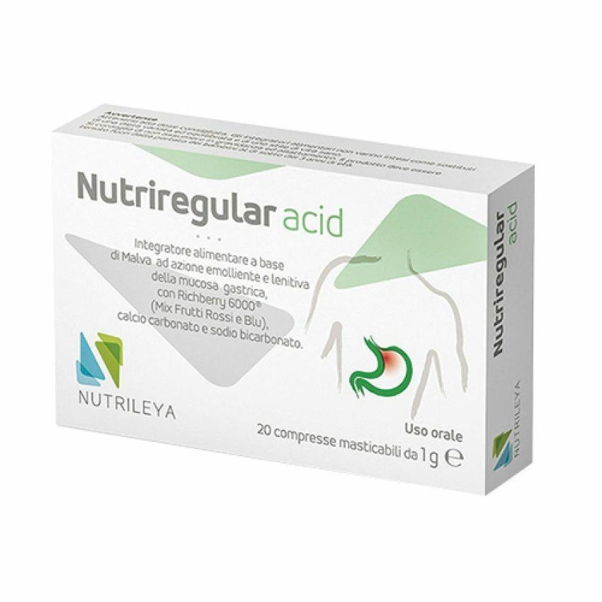 NutriRegular 20 Mastica Compresse Acide