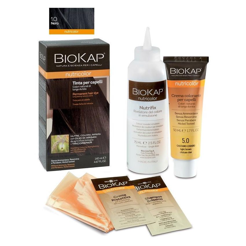 Biokap Nutricolor Tinta Capelli Nero Intenso 1.0