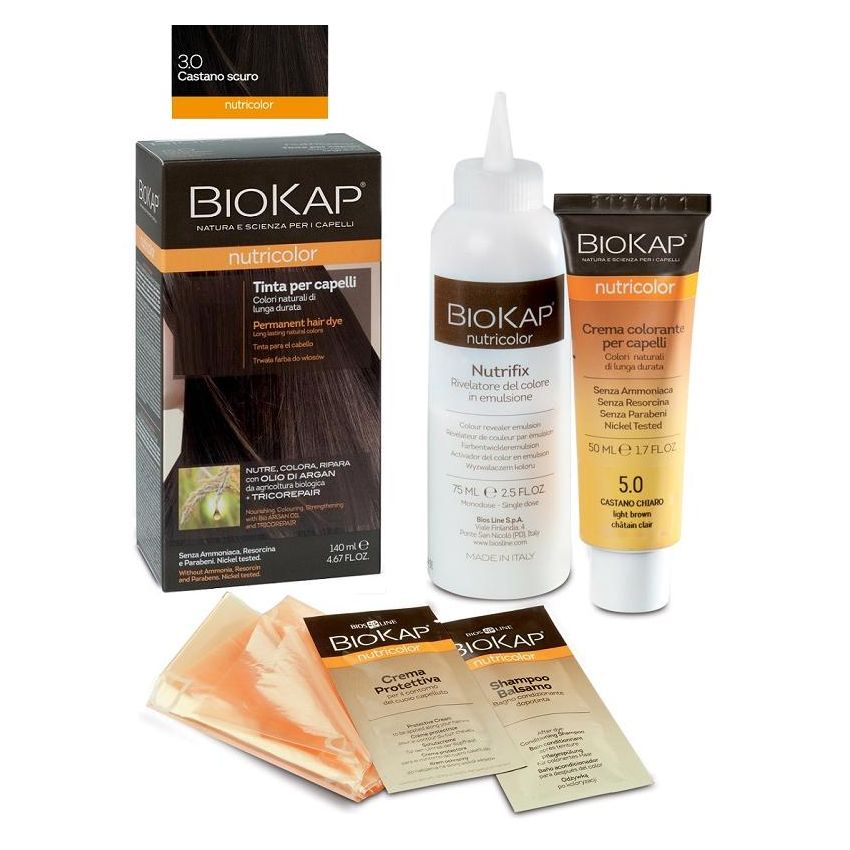 Biokap Nutricolor 3.0 Castano Scuro - Tinta Capelli Nutriente