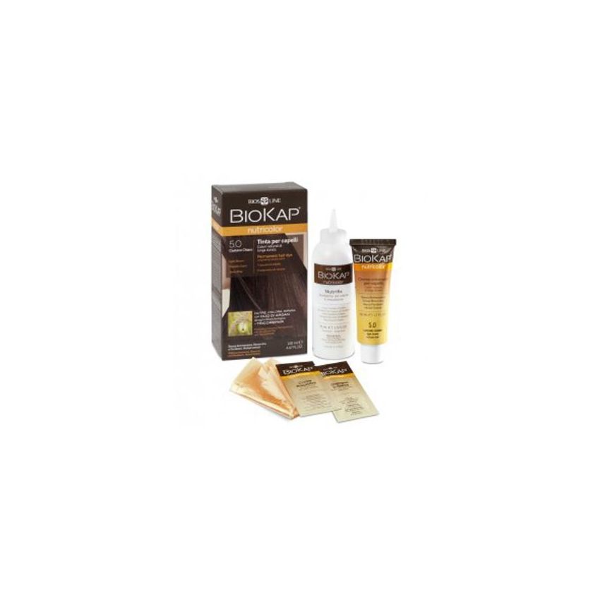 Biokap Nutricolor 5.0 Castano Chiaro - Tinta Capelli Nutriente