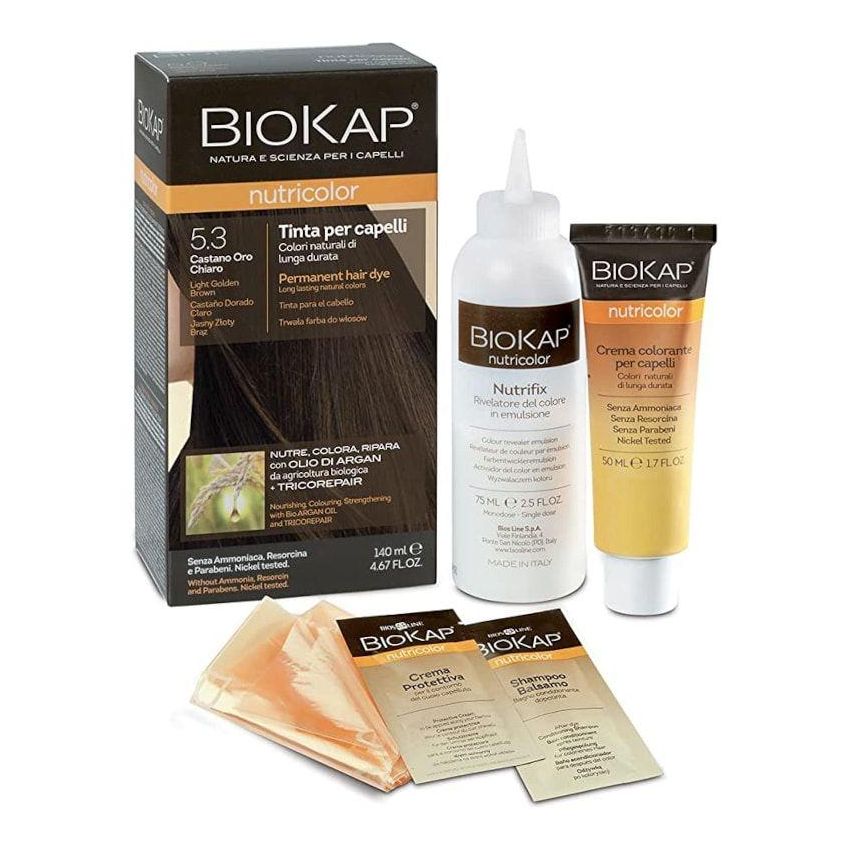 Biokap Nutricolor N° 5.3 Tinta Capelli Castano Oro Chiaro