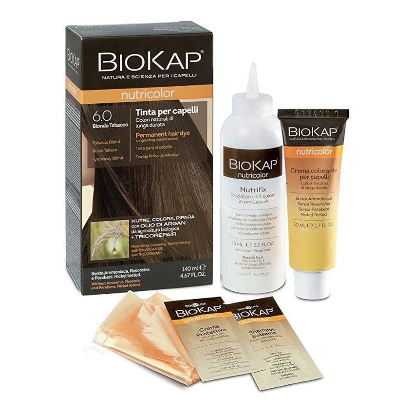 Biokap Nutricolor 6.0, Tinta Capelli Naturale Biondo Tabacco