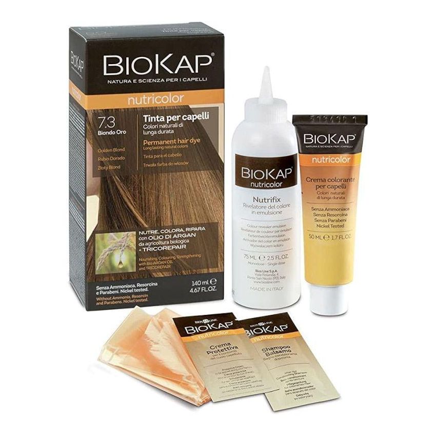 Biokap Nutricolor Tinta Capelli - 7,3 Biondo Oro Nutriente